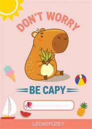 Füzet, tűzött, A5, lecke, 34 lap, ICO "Süni", capybara